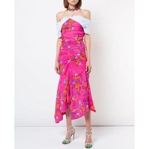 Tanya Taylor Falling Floral Virginia Dress Women's 4 NWT